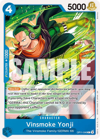 Vinsmoke Yonji [A Fist of Divine Speed]