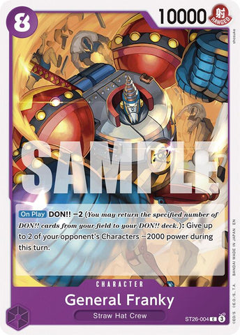 General Franky [Starter Deck: Purple/Black Monkey.D.Luffy]