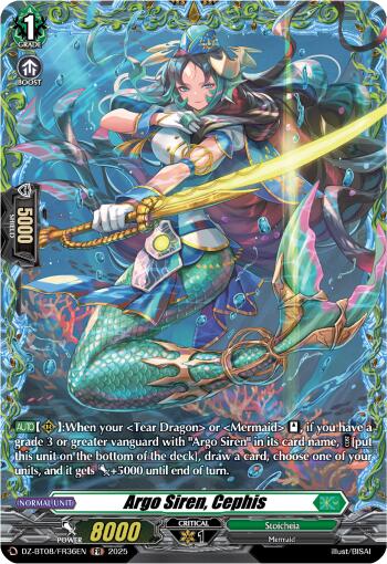 Argo Siren, Cephis (DZ-BT08/FR36EN) [Knights 0f Rebirth]