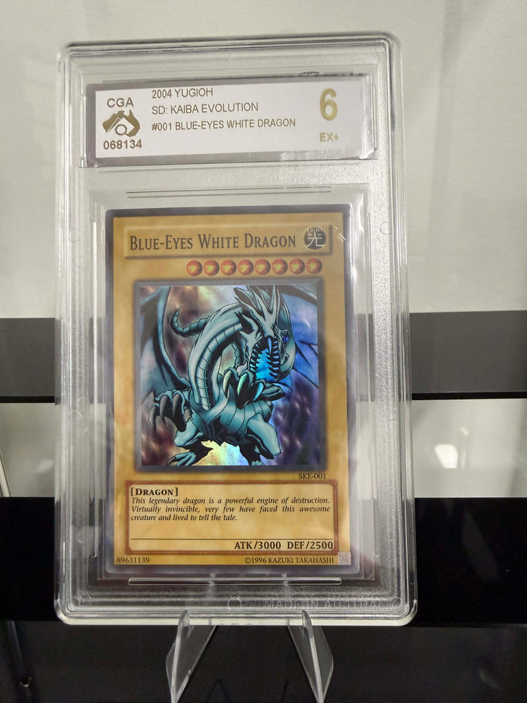 Blue-Eyes White Dragon SD: Kaiba Evolution 2004 #001 - GRADE - 6