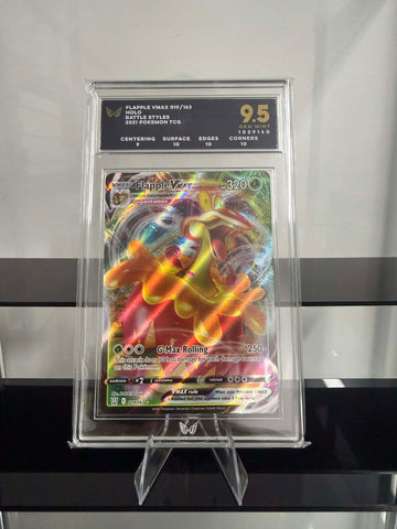 Flapple VMAX #019/163 Pokemon Battle Styles 2021 - GRADE 9.5