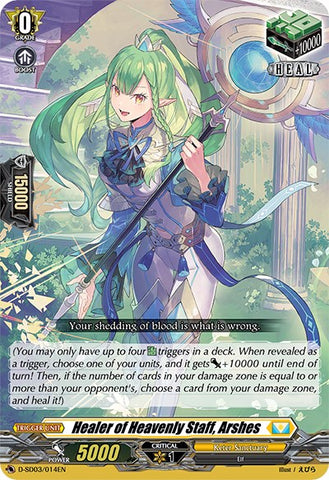 Healer of Heavenly Staff, Arshes (D-SD03/014EN) [Tohya Ebata: Apex Ruler]