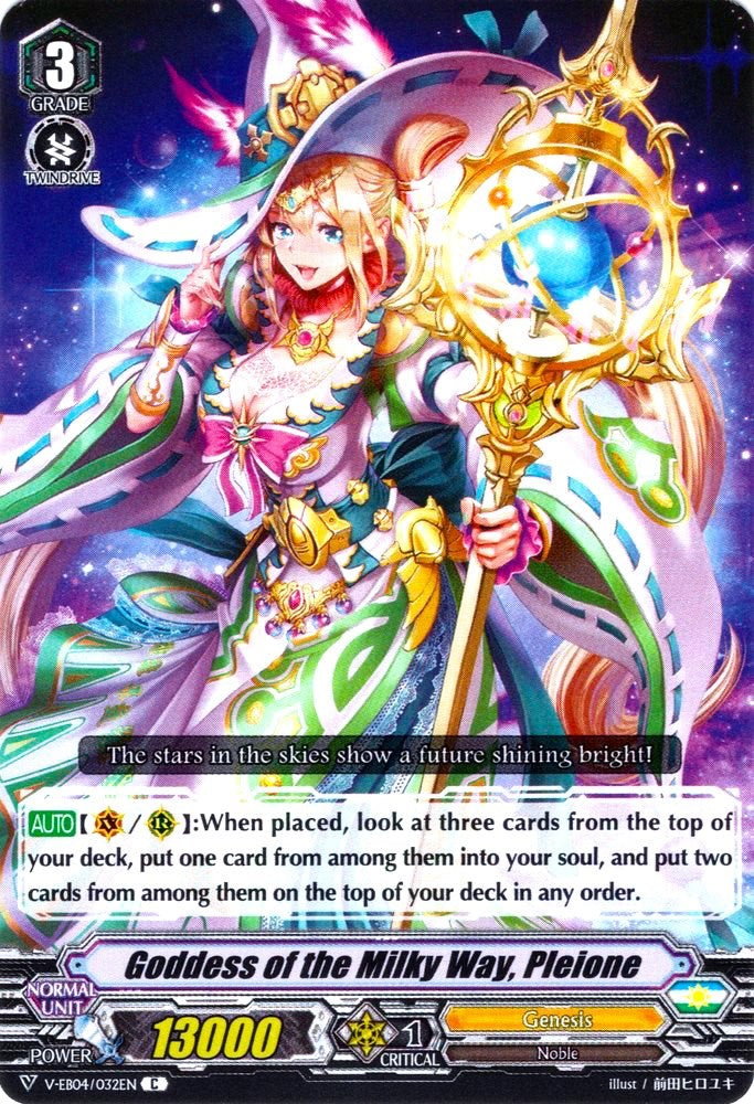 Goddess of the Milky Way, Pleione (V-EB04/032EN) [The Answer of Truth]