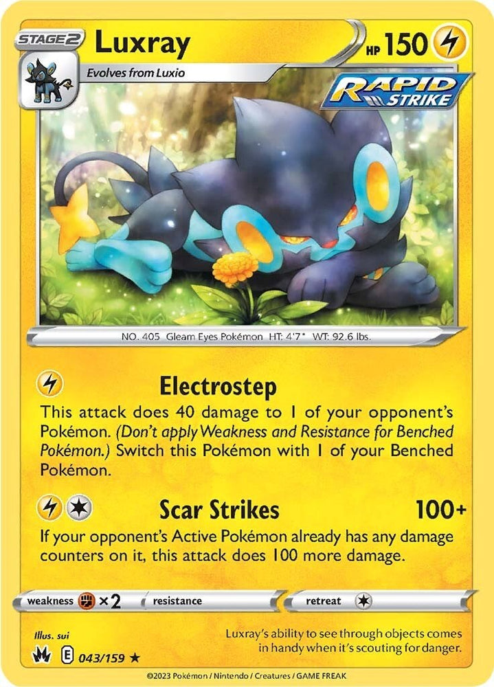 Luxray (043/159) (43) [Sword & Shield: Crown Zenith]